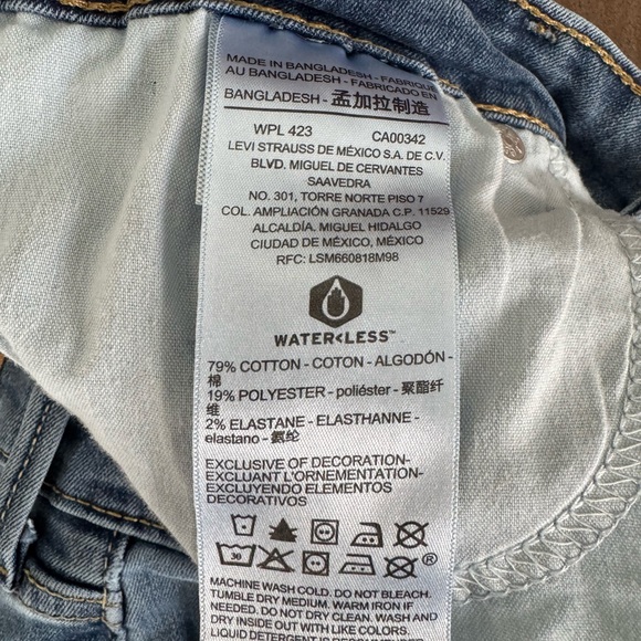 Levi's Denizen Womens Jeans Mid Rise Bootcut Size 18 Medium Wash Pants 33x29.5 - Picture 5 of 6